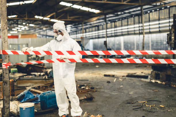 Professional Unattended Death Cleanup technician working in Roselle Park, NJ